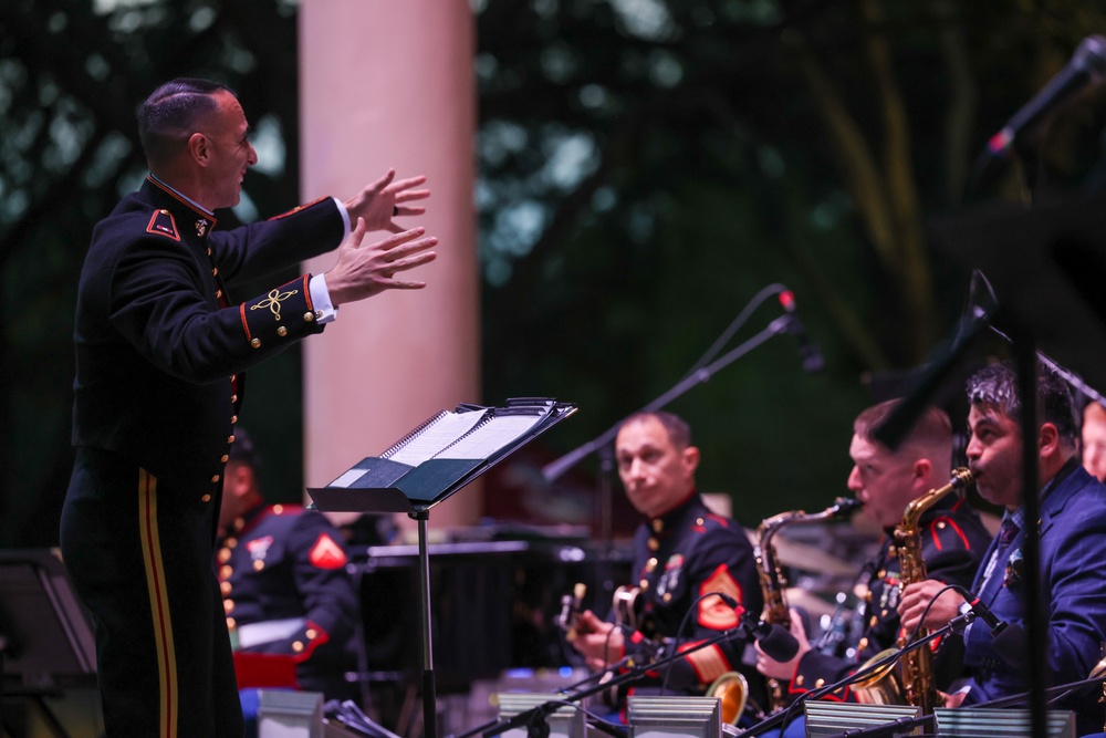 U.S. Marines attend Lakeside Jazz Festival 2023