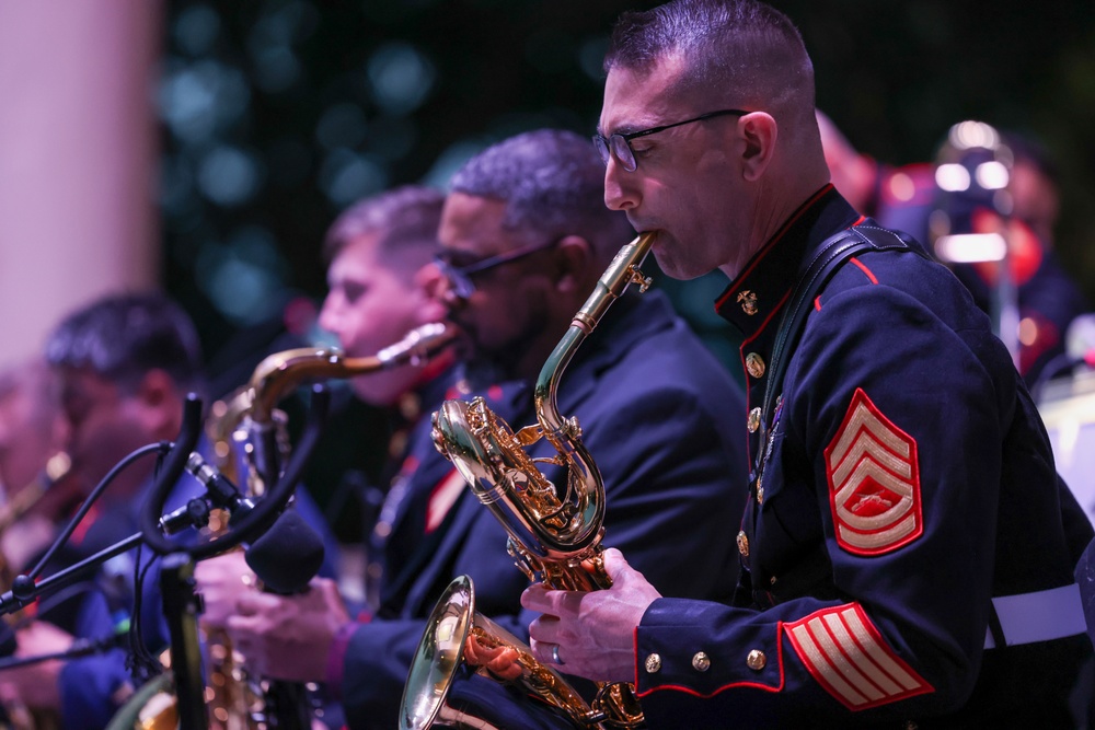 U.S. Marines attend Lakeside Jazz Festival 2023