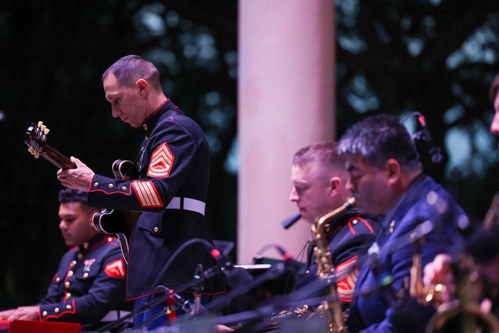 U.S. Marines attend Lakeside Jazz Festival 2023