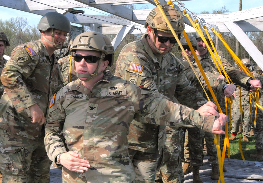 Fort Dix – 404 CA Bn. (USAR) Airborne operation. Area TAC A, Airborne 14 APR 2023