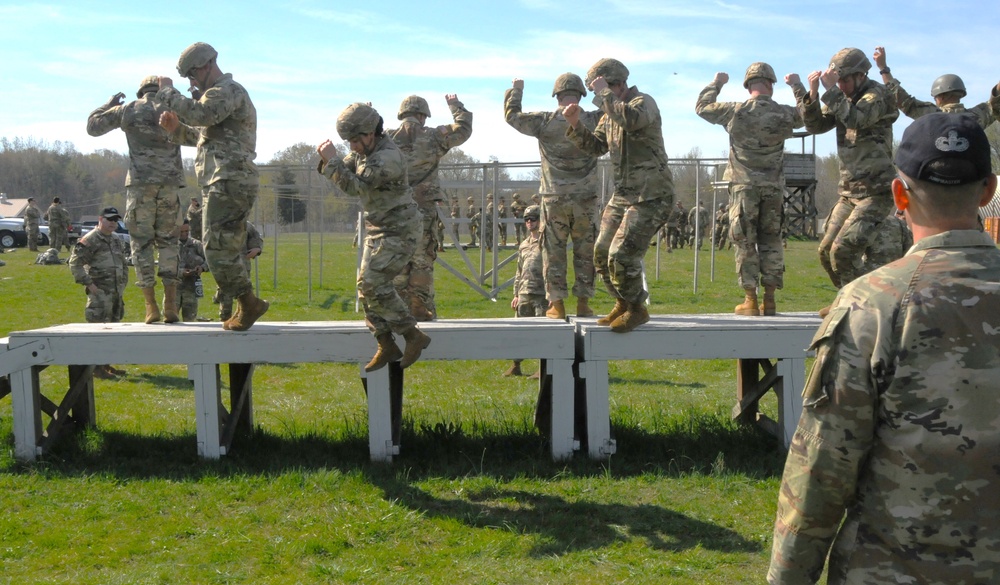 Fort Dix – 404 CA Bn. (USAR) Airborne operation. Area TAC A, Airborne 14 APR 2023