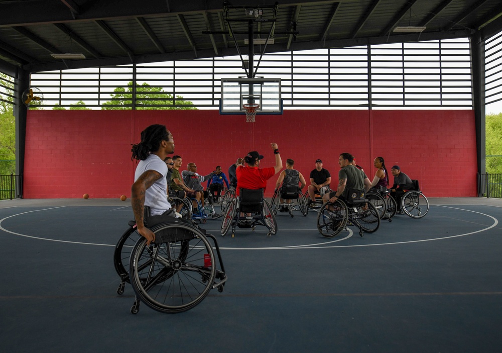 DVIDS Images 2023 Team Sports Camp Wheelchair Basketball (Day 2) [Image 1 of 10]