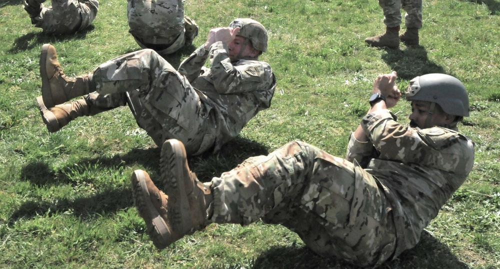 Fort Dix – 404 CA Bn. (USAR) Airborne operation. Area TAC A, Airborne 14 APR 2023