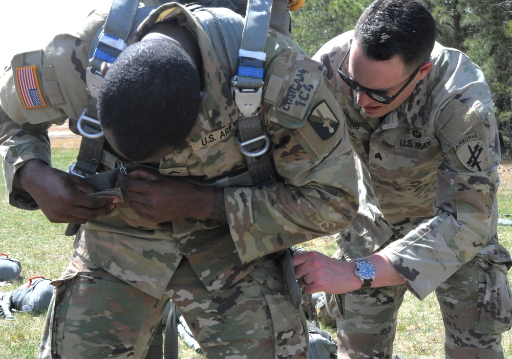 Fort Dix – 404 CA Bn. (USAR) Airborne operation. Coyle Airfield, 14 APR 2023