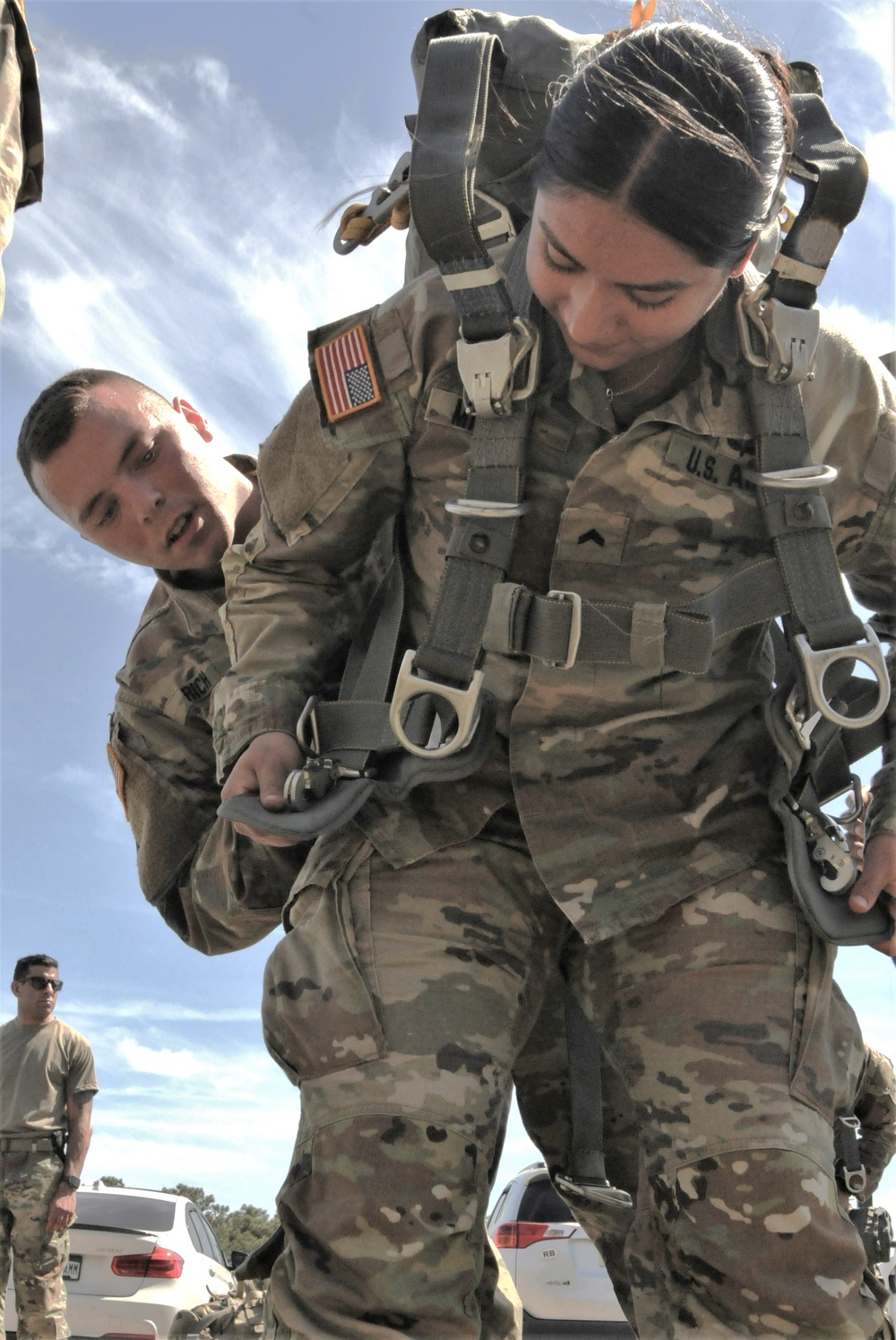 Fort Dix – 404 CA Bn. (USAR) Airborne operation. Coyle Airfield, 14 APR 2023