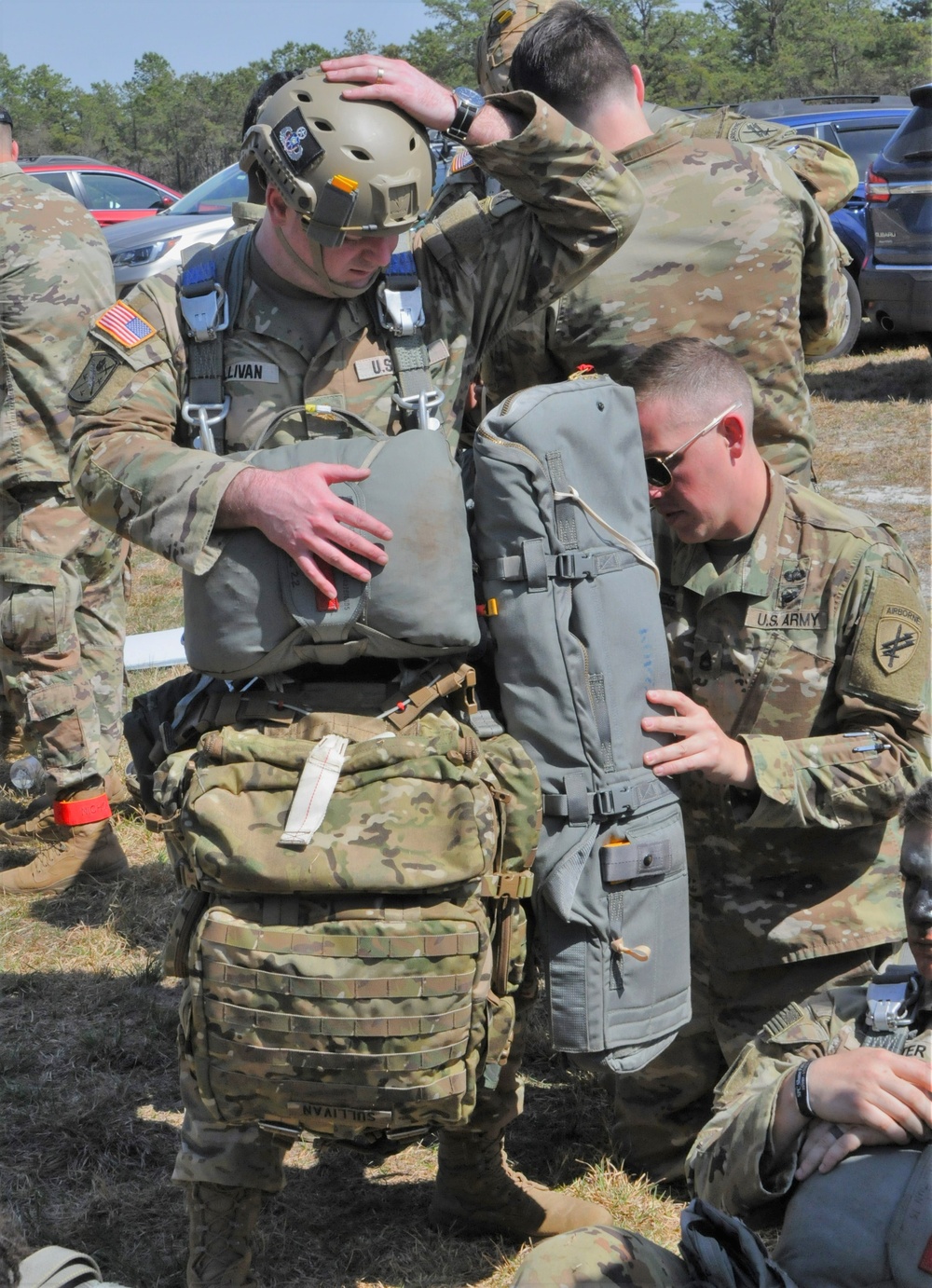 Fort Dix – 404 CA Bn. (USAR) Airborne operation. Coyle Airfield, 14 APR 2023