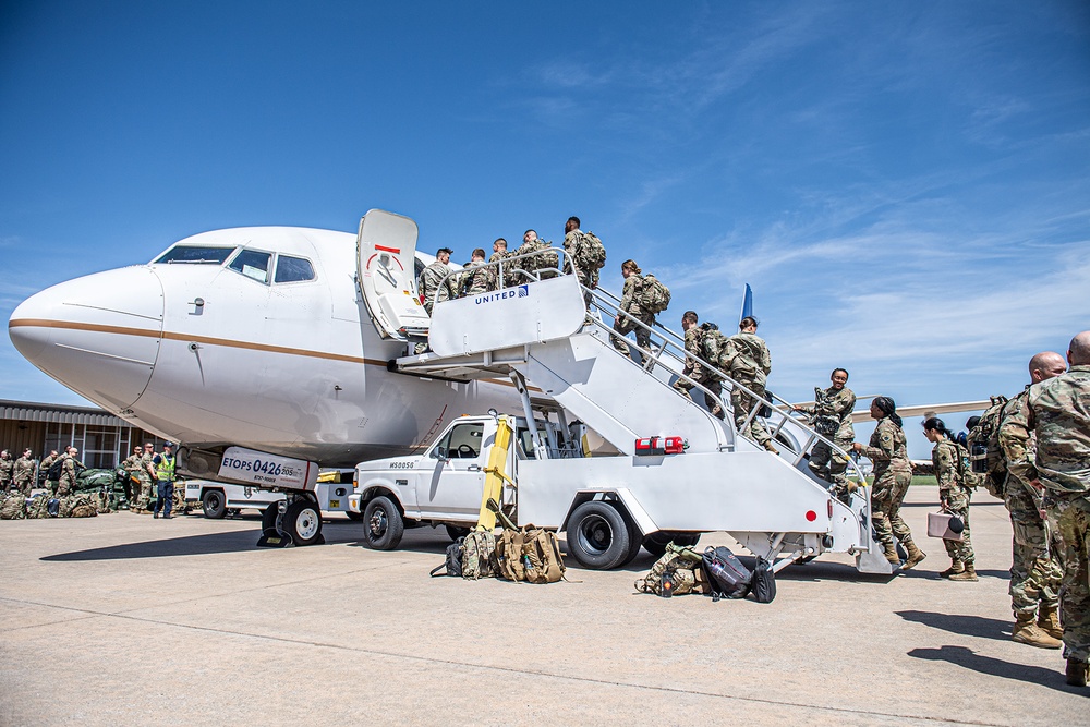 Task Force Tomahawk kickoff deployment with big farewell