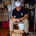 Senior Chief Carves Potatoes Into Display Garnishes