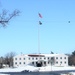 American Flag and Fort McCoy