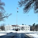 American Flag and Fort McCoy