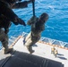 26th MEU Conducts Fast Rope Training Aboard USS Bataan