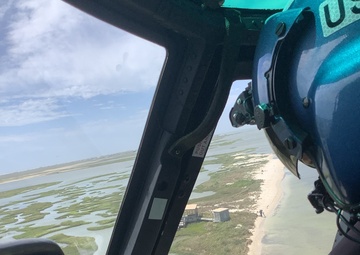 Coast Guard rescues stranded fisherman in Matagorda, Texas