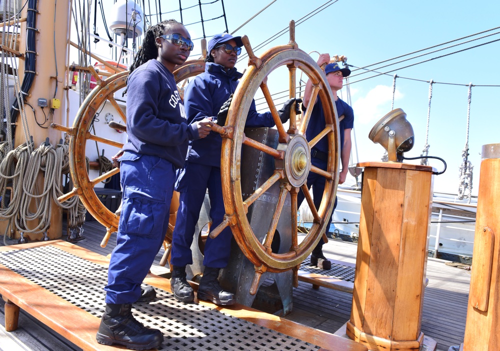 USCGC Eagle transits three-fourths of the distance to Ponta Delgada, Azores