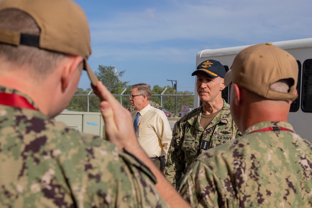 Director, Naval Nuclear Propulsion Program, Tours USS Emory S. Land