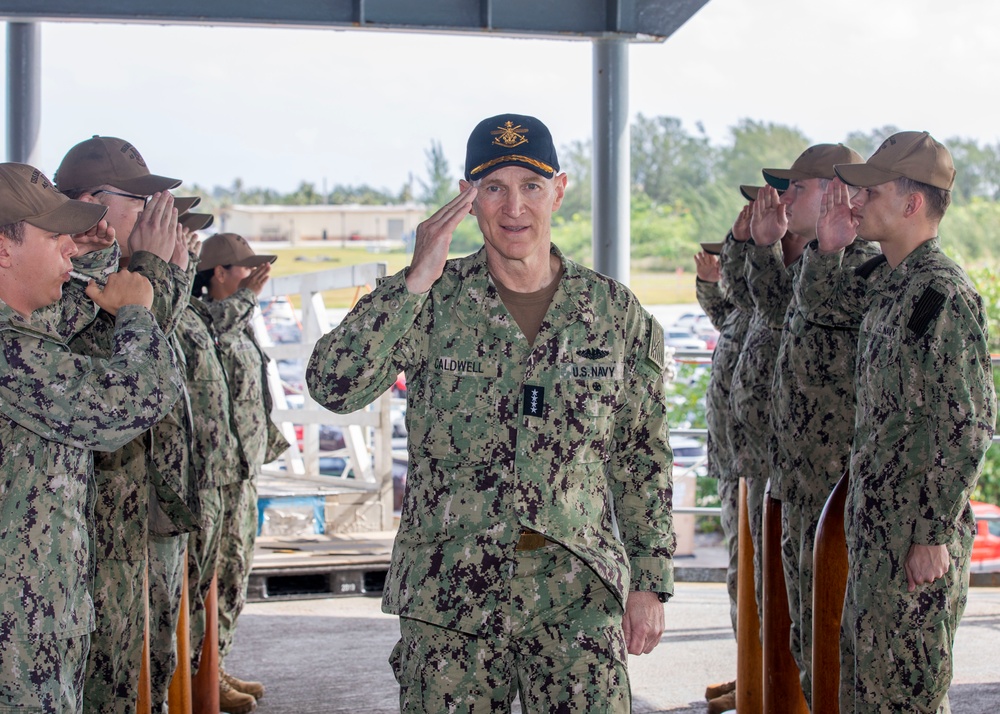 Director, Naval Nuclear Propulsion Program, Tours USS Emory S. Land