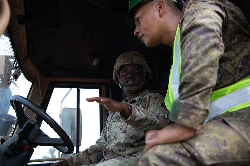 130th Engineers construct range during Balikatan 23