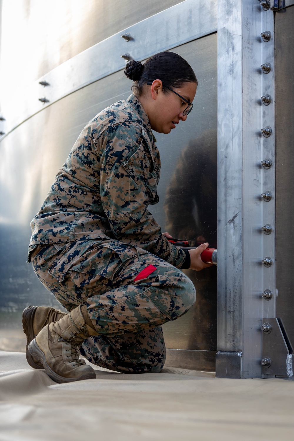 U.S. Marines Conduct Prototype Tank Capability Training