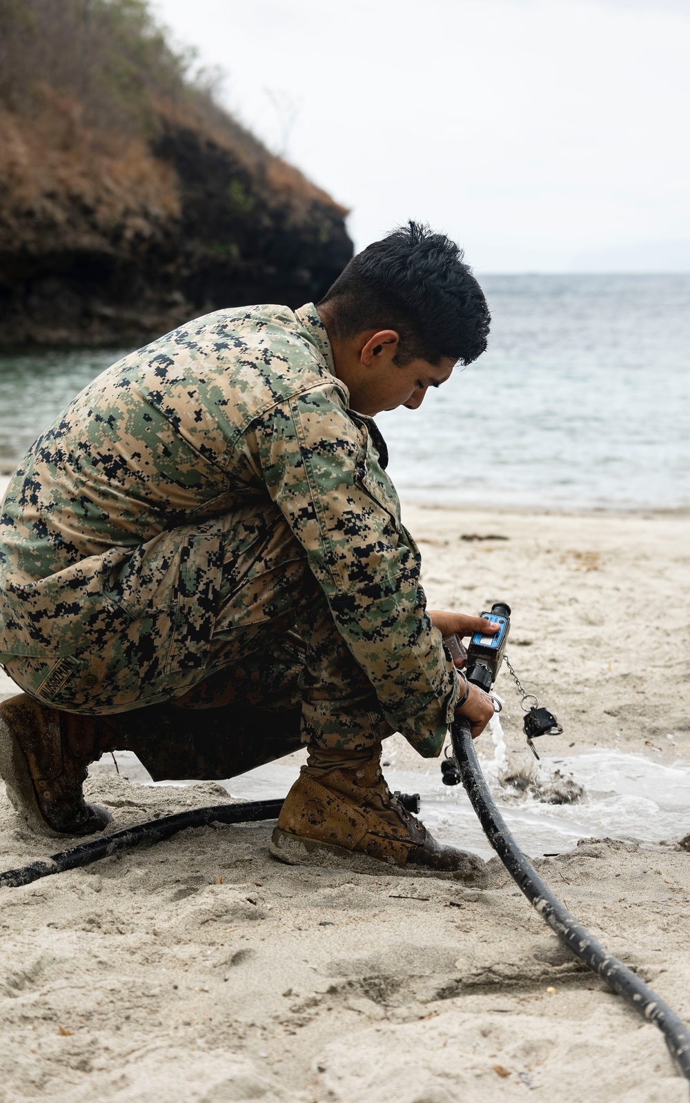 Balikatan 23 | U.S. Marines purify water at Marine Base Gregorio Lim