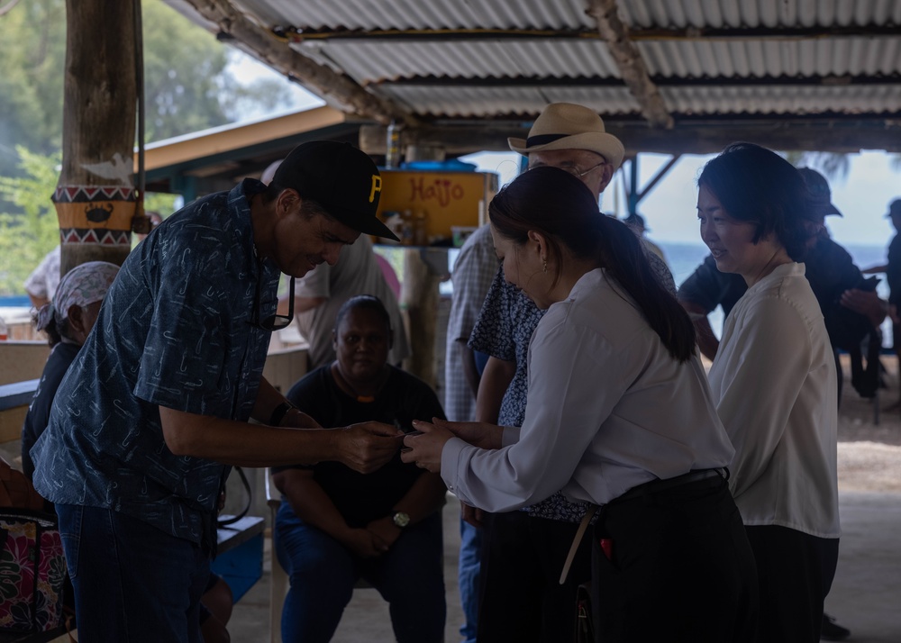MCED Palau 23.1 – Participate in the ceremony held to commemorate the 8th anniversary of the visit to the state by their Majesties Emperor Emeritus Akihito and Empress Emerita Michiko