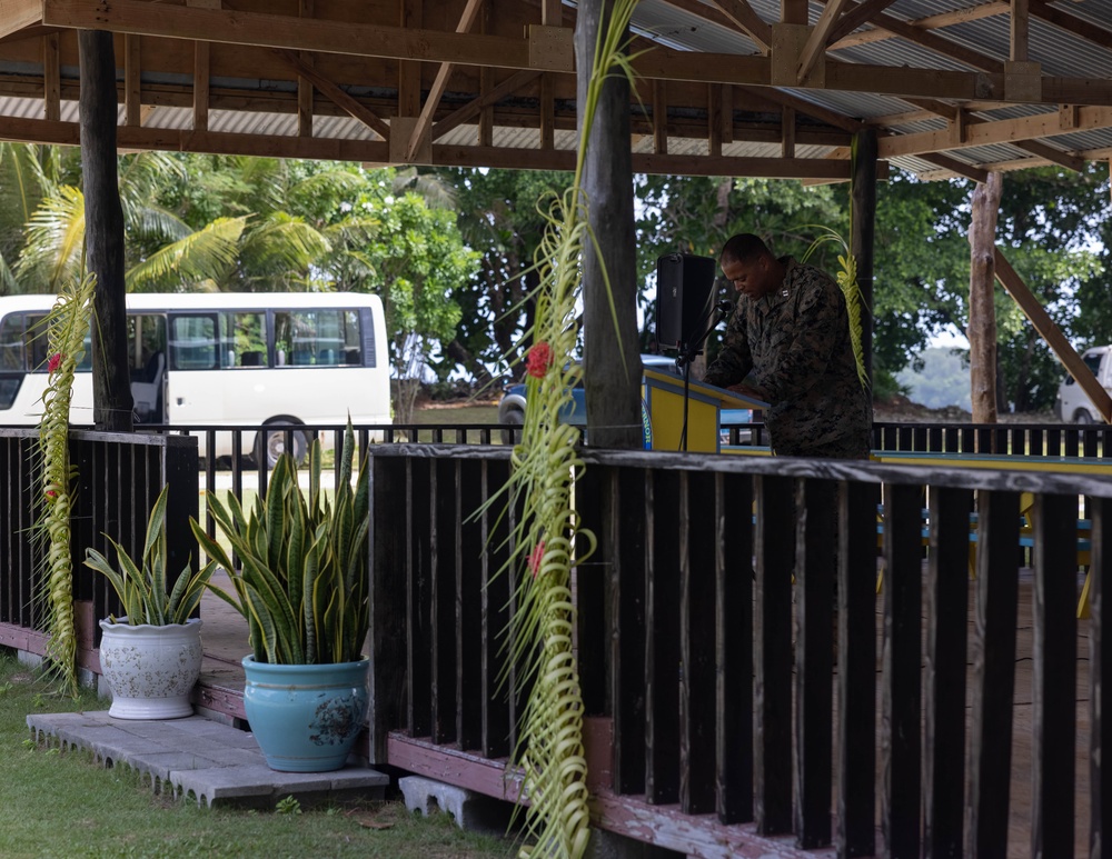 MCED Palau 23.1 – Participate in the ceremony held to commemorate the 8th anniversary of the visit to the state by their Majesties Emperor Emeritus Akihito and Empress Emerita Michiko
