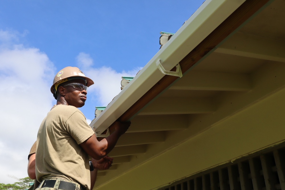 NMCB-5 Conducts Construction Project Pohnpei During Deployment 2023