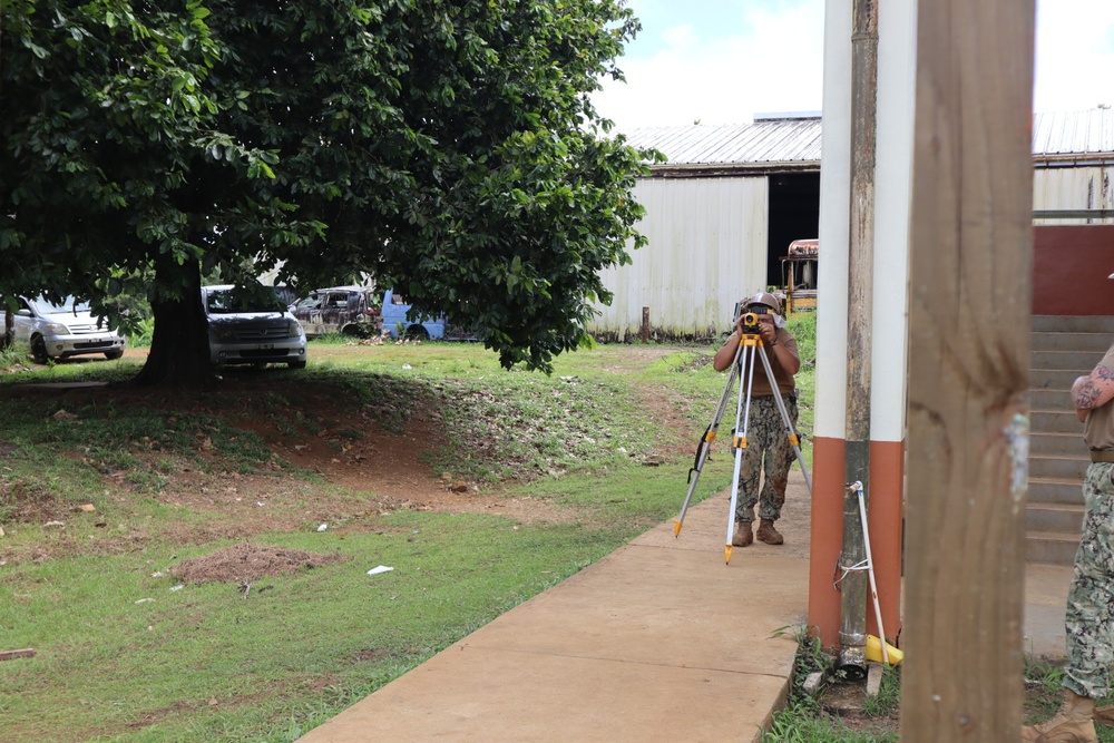 NMCB-5 Conducts Construction Project Pohnpei During Deployment 2023