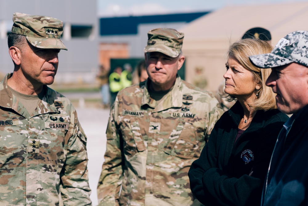 Congressional Delegation visits U.S. base in Poland