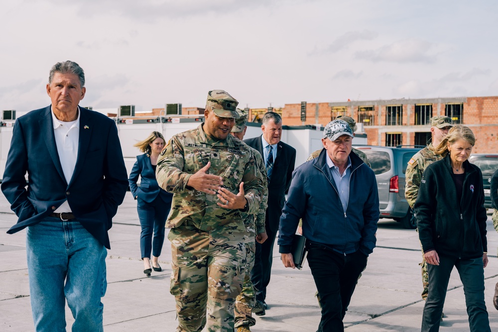 Congressional Delegation visits U.S. base in Poland