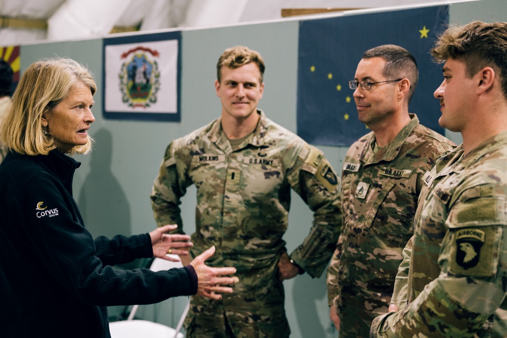 Congressional Delegation visits U.S. base in Poland