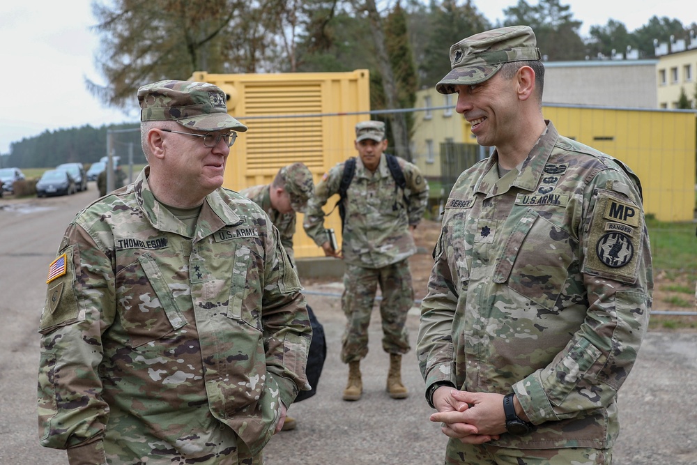 V Corps Deputy Commanding General visits DPTA