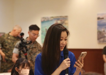 WOMAN TO WOMAN: FEMALE MILITARY MEMBERS AND STUDENTS EXCHANGE LESSONS AND ENCOURAGEMENT FOR FUTURE / 女性同士の交流 ー 米軍女性隊員と女子大生、知識と希望を分かち合う