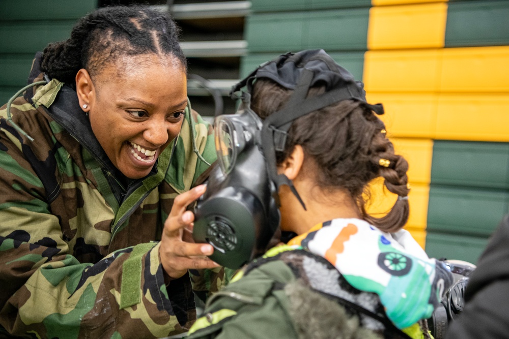 Junior Pathfinders get inside look at wing mission