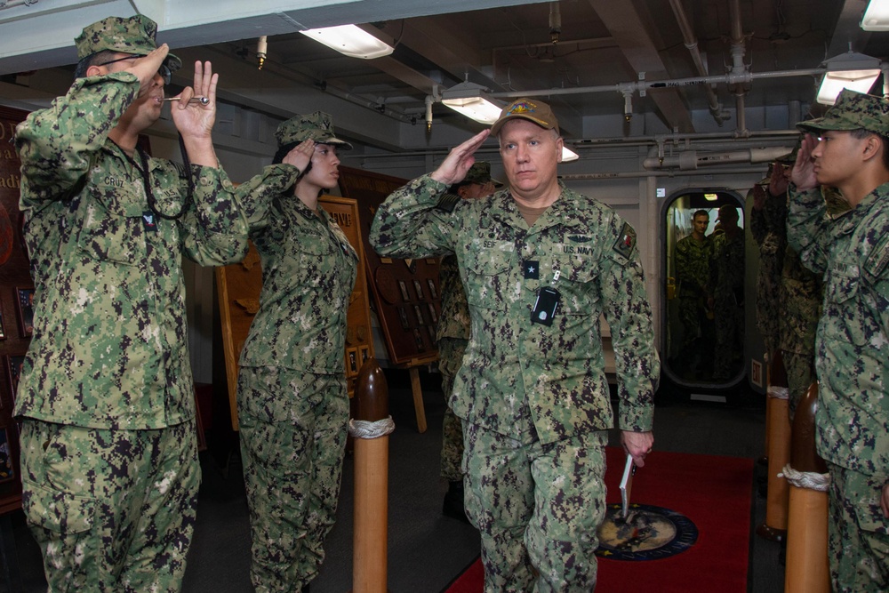 USS Ronald Reagan (CVN 76) Sailors host Naval Reactors