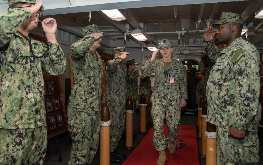 USS Ronald Reagan (CVN 76) Sailors host Naval Reactors