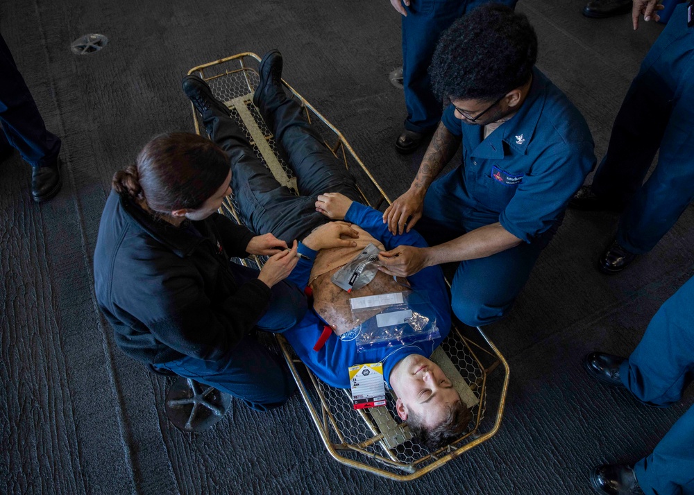 Daily Operations Aboard USS George H.W. Bush (CVN 77)