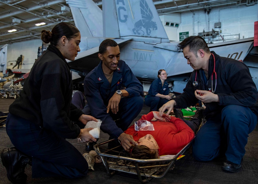 Daily Operations Aboard USS George H.W. Bush (CVN 77)