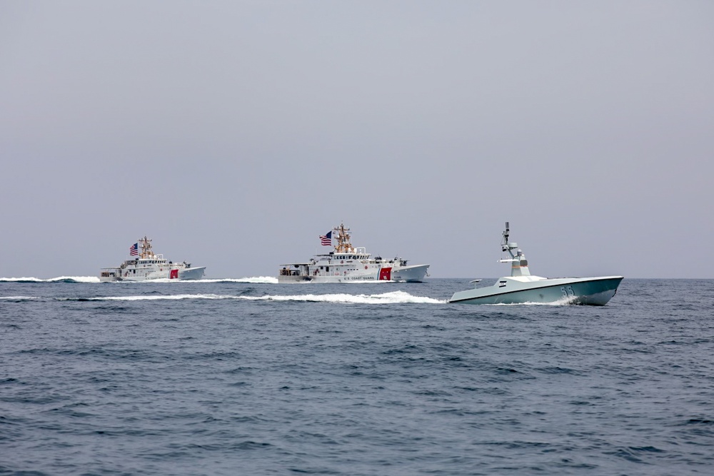 Unmanned Surface Vessel Transits Strait of Hormuz with U.S. Coast Guard