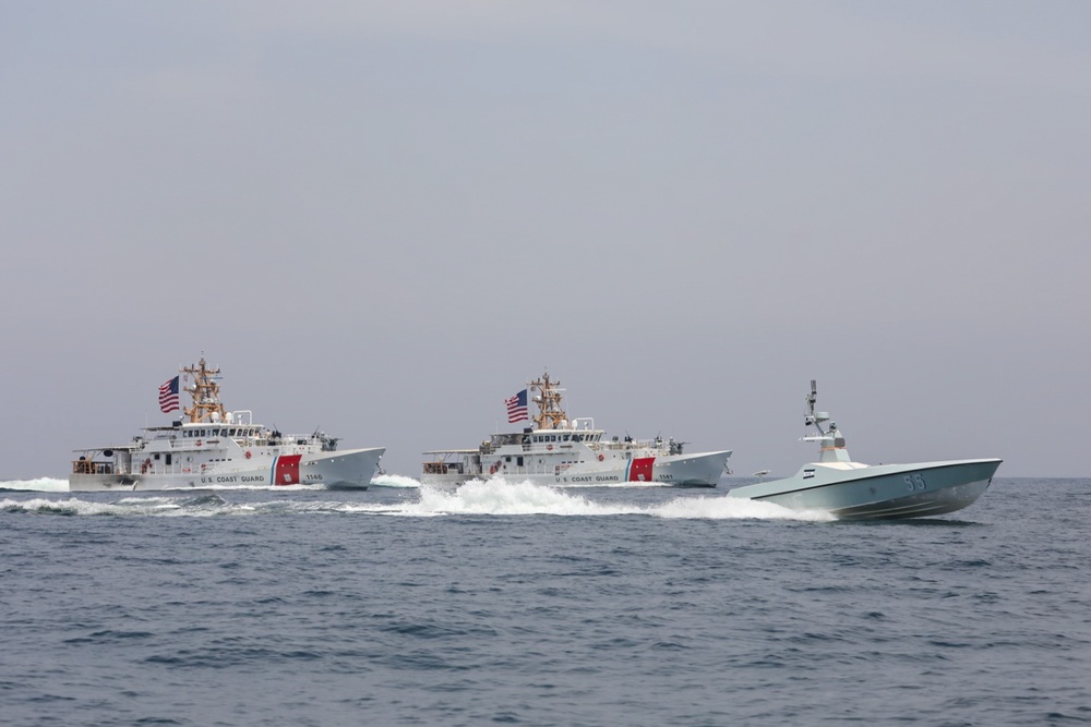 Unmanned Surface Vessel Transits Strait of Hormuz with U.S. Coast Guard