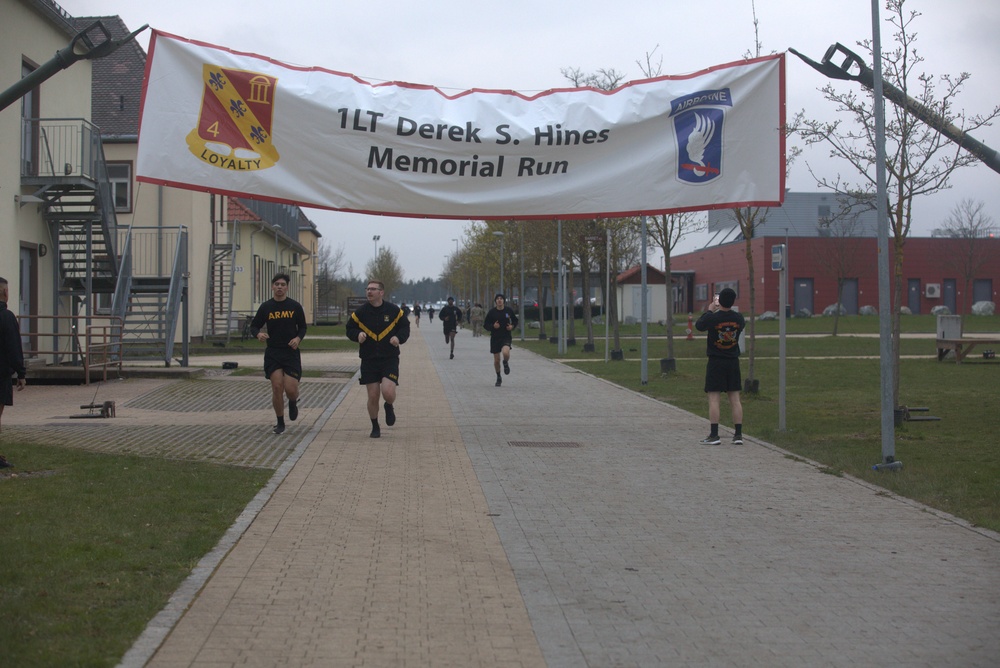 4-319th AFAR 1st Lt. Hines Memorial Run