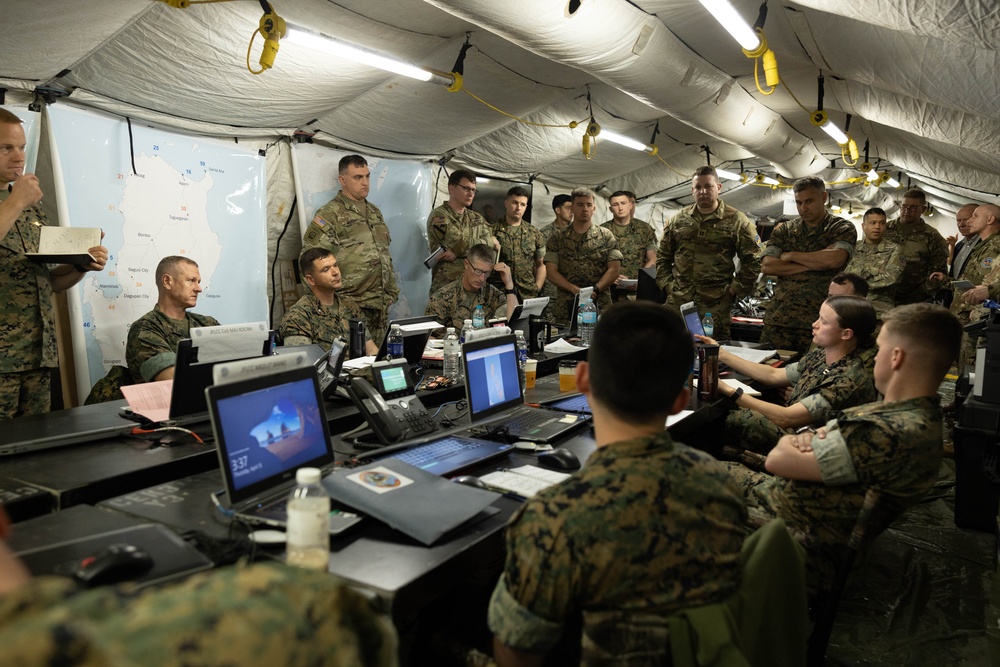 Joint Forces Land Component Command post exercise