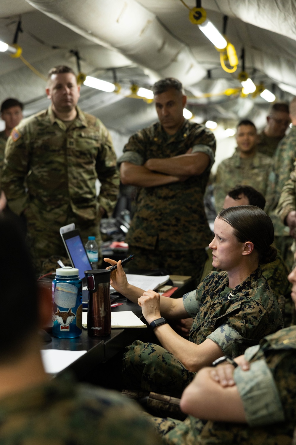 Joint Forces Land Component Command post exercise