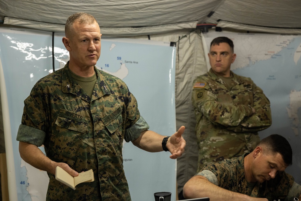 Joint Forces Land Component Command post exercise