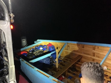 Coast Guard interdicts makeshift vessel, returns 40 migrants to Punta Cana, Dominican Republic