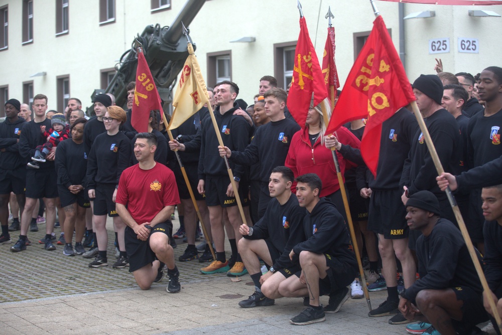 4-319th AFAR 1st Lt. Hines Memorial Run
