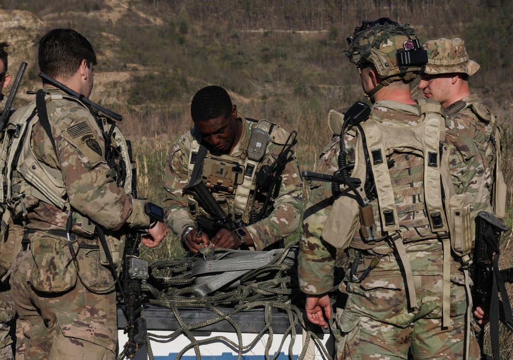 Easy Company Conducts Sling Load Resupply