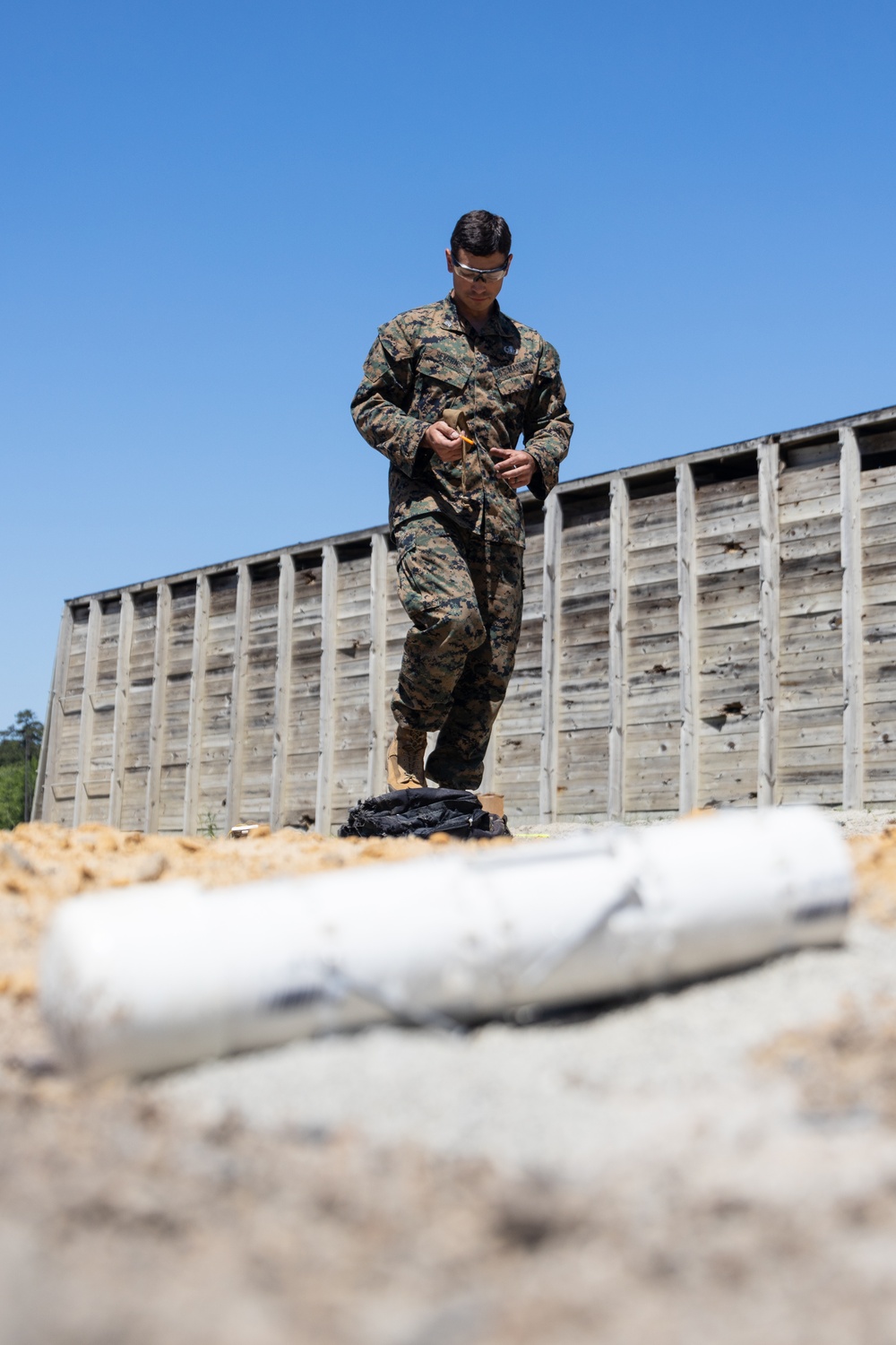 Marines with Explosive Ordnance Disposal Company Conduct Targeting Training