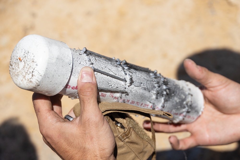 Marines with Explosive Ordnance Disposal Company Conduct Targeting Training