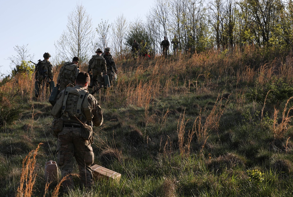 Easy Company Conducts Sling Load Resupply