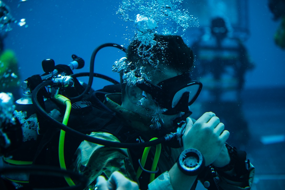 Special Warfare Students Dive