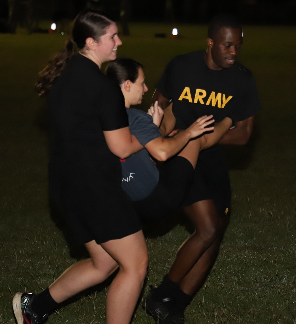 Raising awareness one event at a time: Tripler Army Medical Center Soldiers participate in Sexual Assault Awareness and Prevention Month (SAAPM) event.